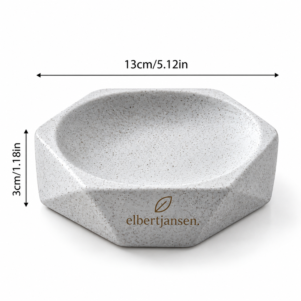 Elbertjansen Bathroom Accessories Set – Stone Finish