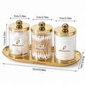 Elbertjansen 3-Piece Bathroom Storage Jar Set